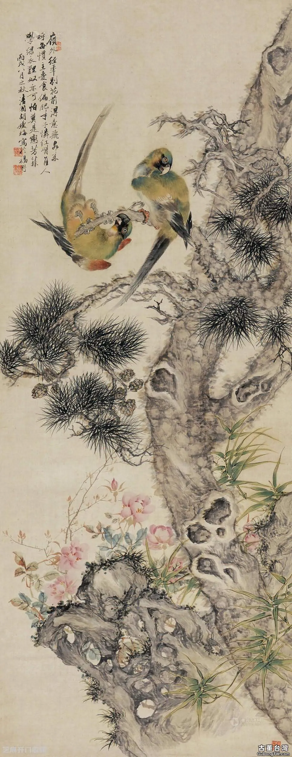 清代胡鐵梅畫拍賣價及圖片