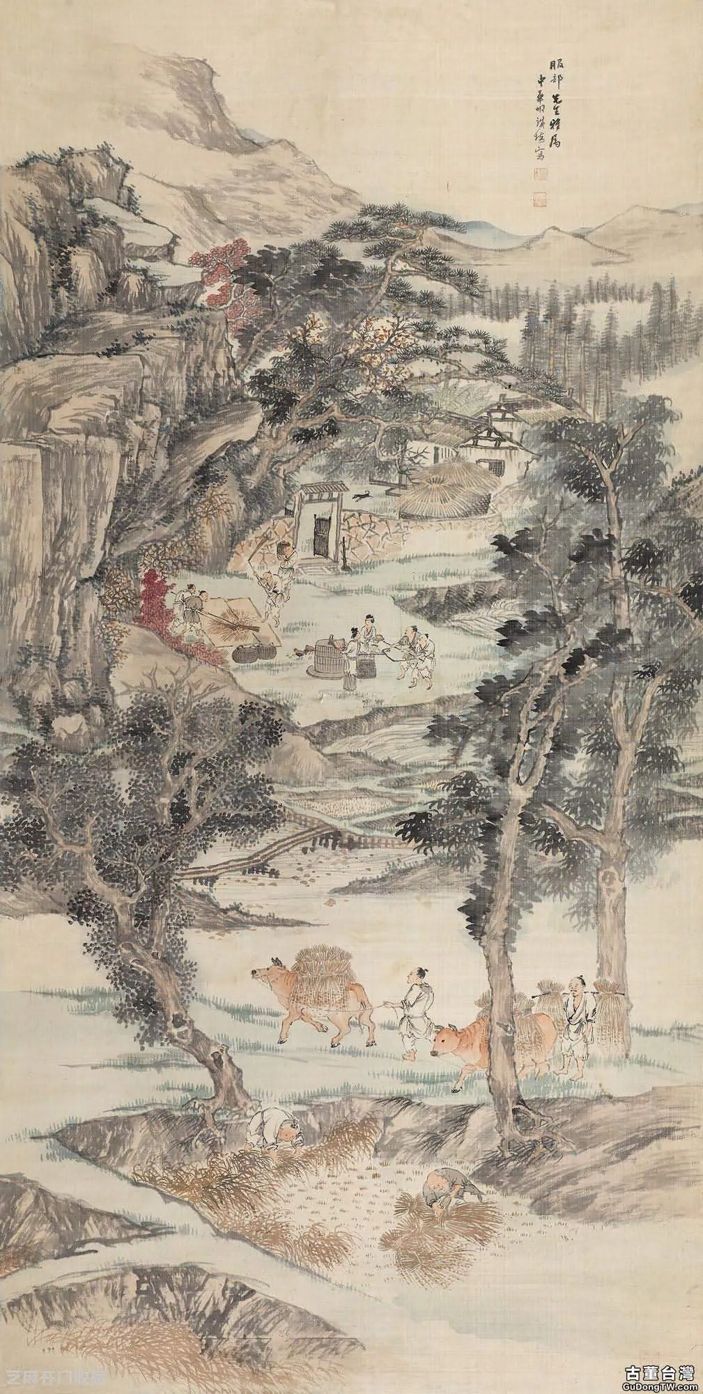 清代胡鐵梅畫拍賣價及圖片