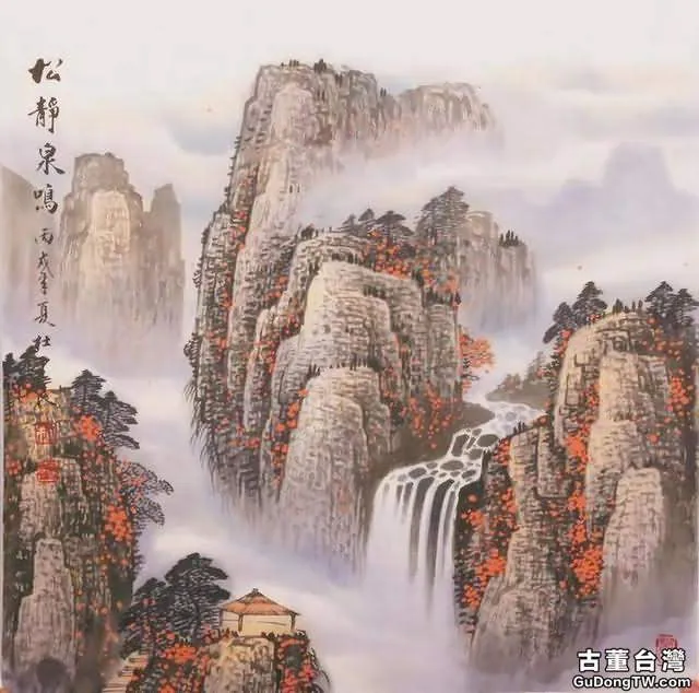 煙雲與山川|杜中良工筆山水畫賞析(85幅)