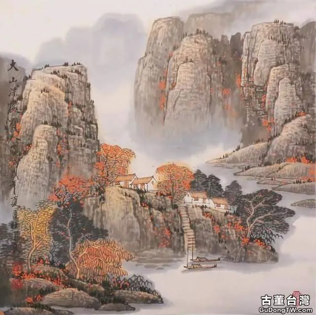 煙雲與山川|杜中良工筆山水畫賞析(85幅)