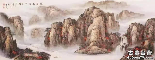 煙雲與山川|杜中良工筆山水畫賞析(85幅)