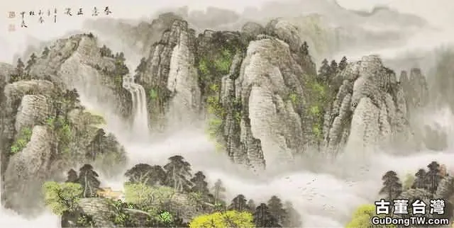 煙雲與山川|杜中良工筆山水畫賞析(85幅)