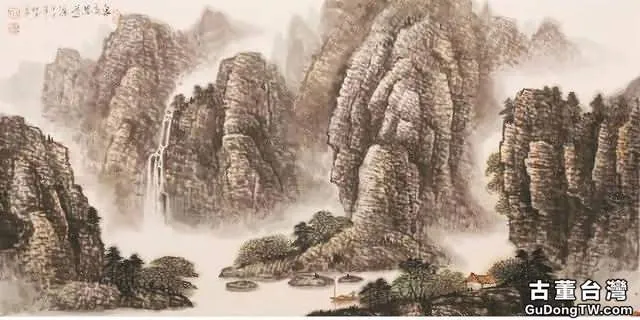 煙雲與山川|杜中良工筆山水畫賞析(85幅)