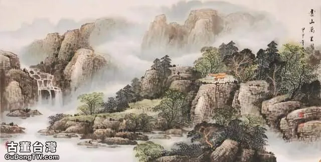 煙雲與山川|杜中良工筆山水畫賞析(85幅)