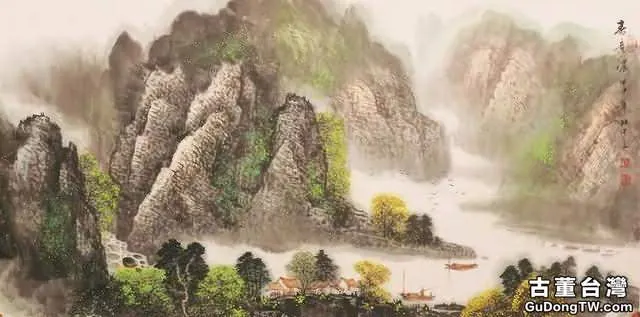 煙雲與山川|杜中良工筆山水畫賞析(85幅)