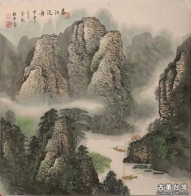 煙雲與山川|杜中良工筆山水畫賞析(85幅)