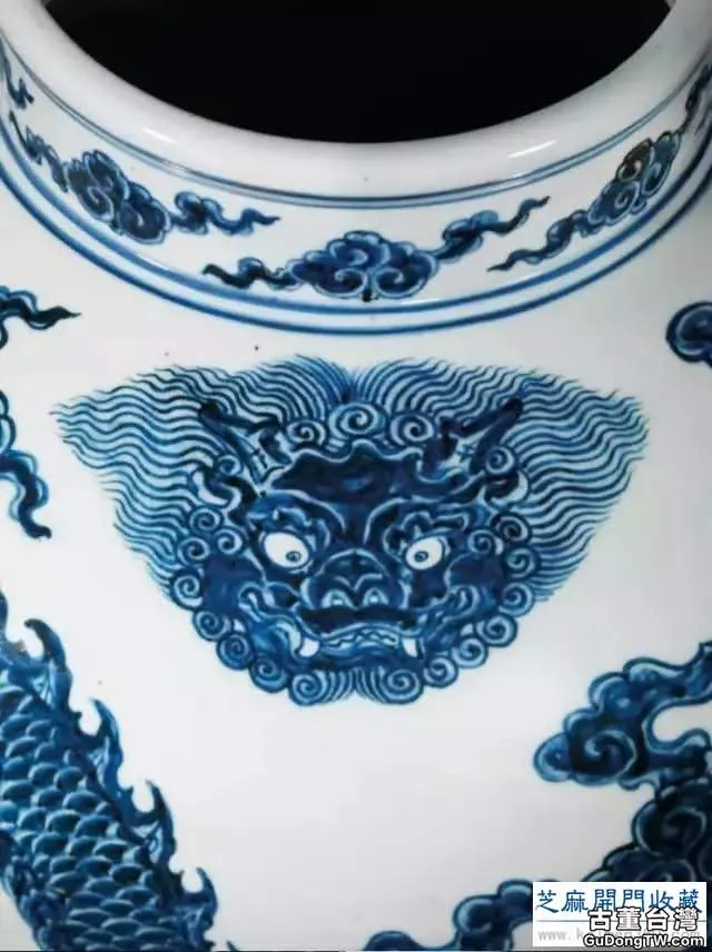 仰觀古瓷：明宣德 青花五爪雲龍紋大罐