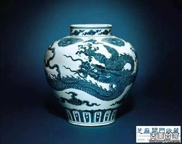 仰觀古瓷：明宣德 青花五爪雲龍紋大罐