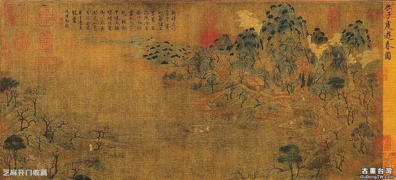 《游春圖》——中國現存最早的文人山水畫作品