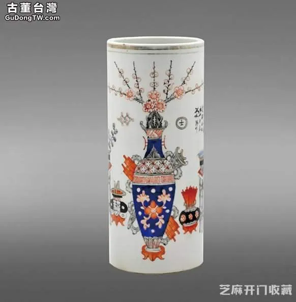 粉彩帽筒瓷器的工藝和收藏價值