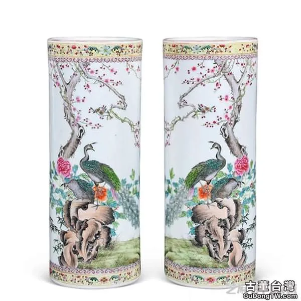 粉彩帽筒瓷器的工藝和收藏價值