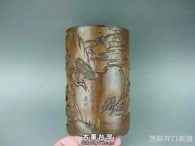 古代的竹雕工藝！