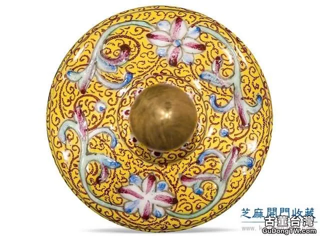 乾隆 粉彩描金寶相花卷草紋鳳首扁壺