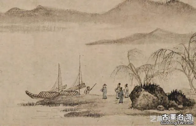 唐寅《金昌送別圖》吳湖帆跋尾