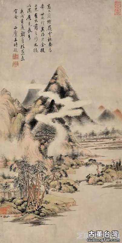 清六家王時敏畫作賞析