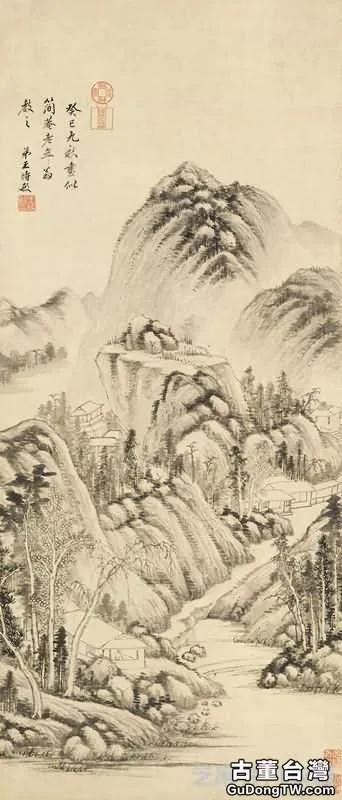 清六家王時敏畫作賞析