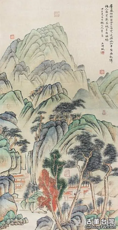 清六家王時敏畫作賞析