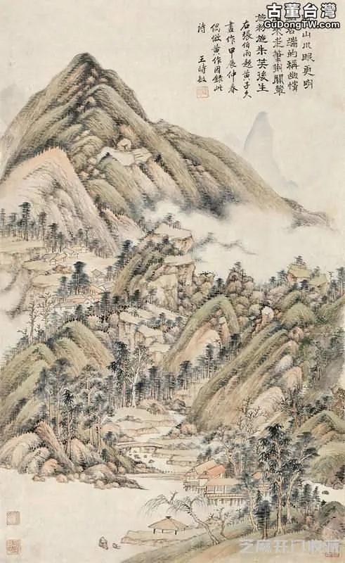 清六家王時敏畫作賞析