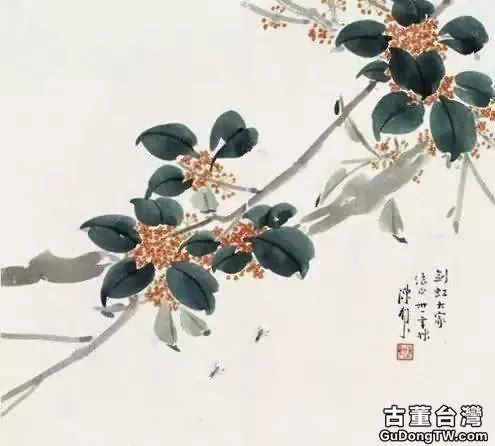 陳樹人花鳥 楓紅花艷畫更美