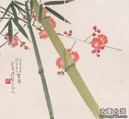 陳樹人花鳥 楓紅花艷畫更美