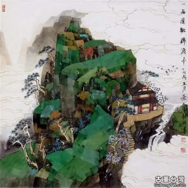 典雅靜謐｜張秋桔工筆山水畫賞析