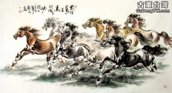 徐悲鴻老師的《八駿圖》