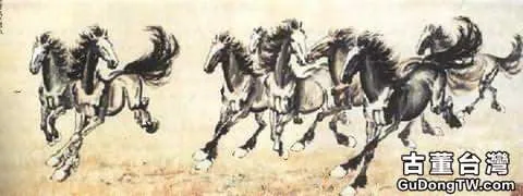 徐悲鴻老師的《八駿圖》
