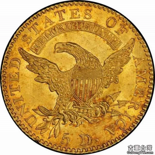 1815年美國自由帽半鷹金幣