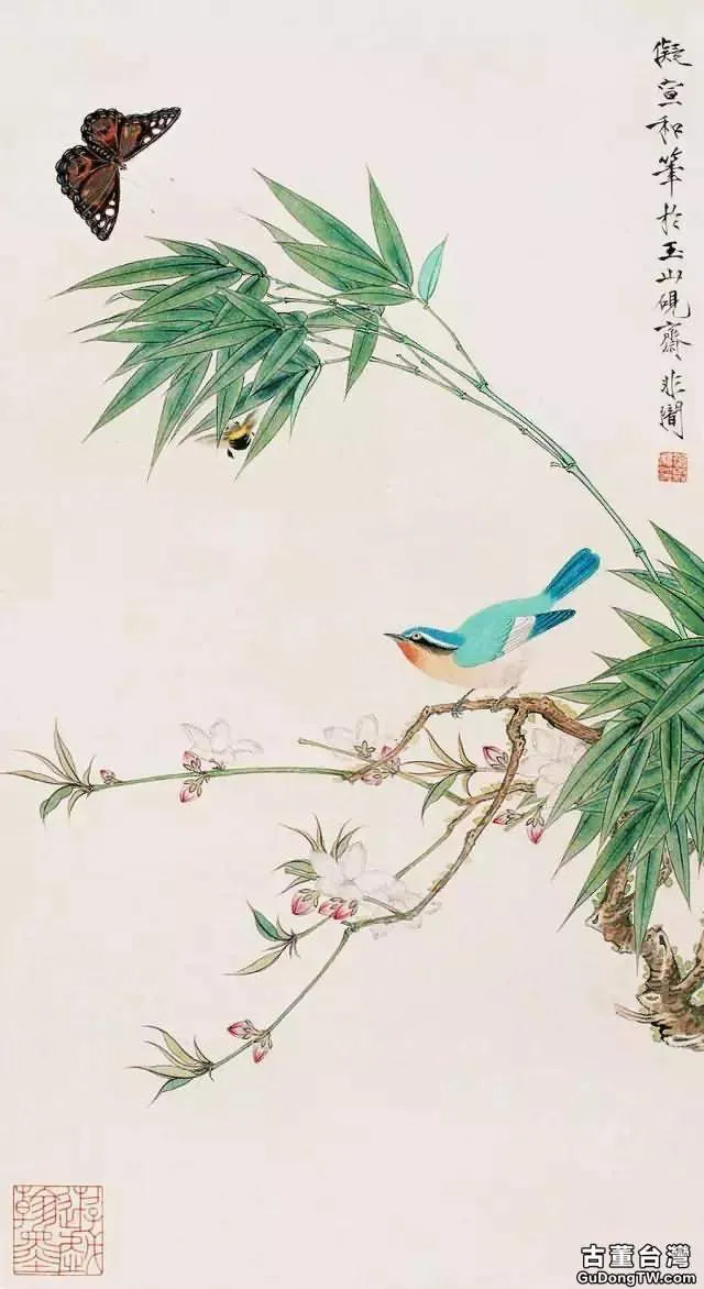 於非闇工筆花鳥畫作品欣賞，極美！