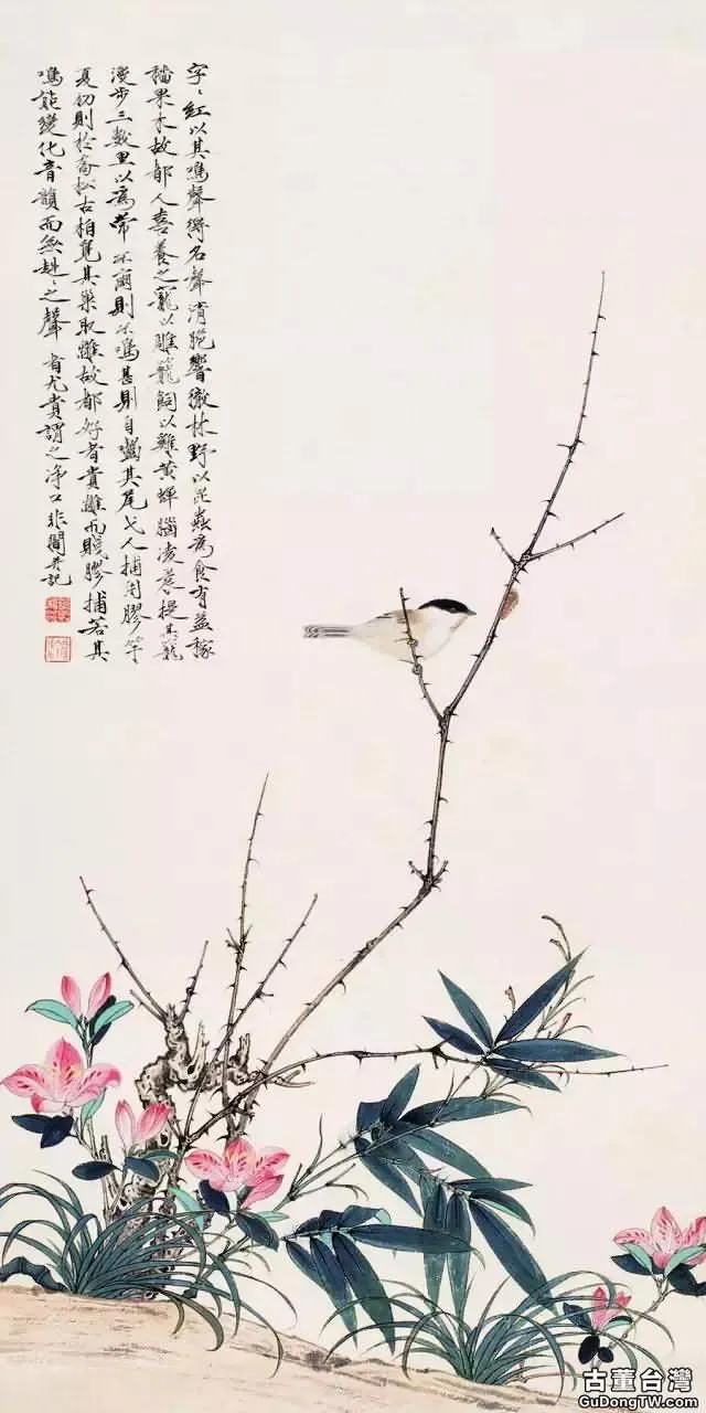 於非闇工筆花鳥畫作品欣賞，極美！