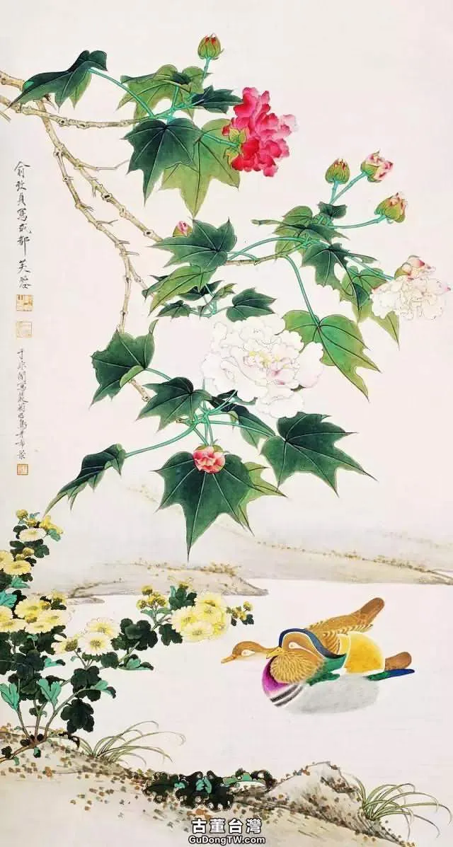 於非闇工筆花鳥畫作品欣賞，極美！