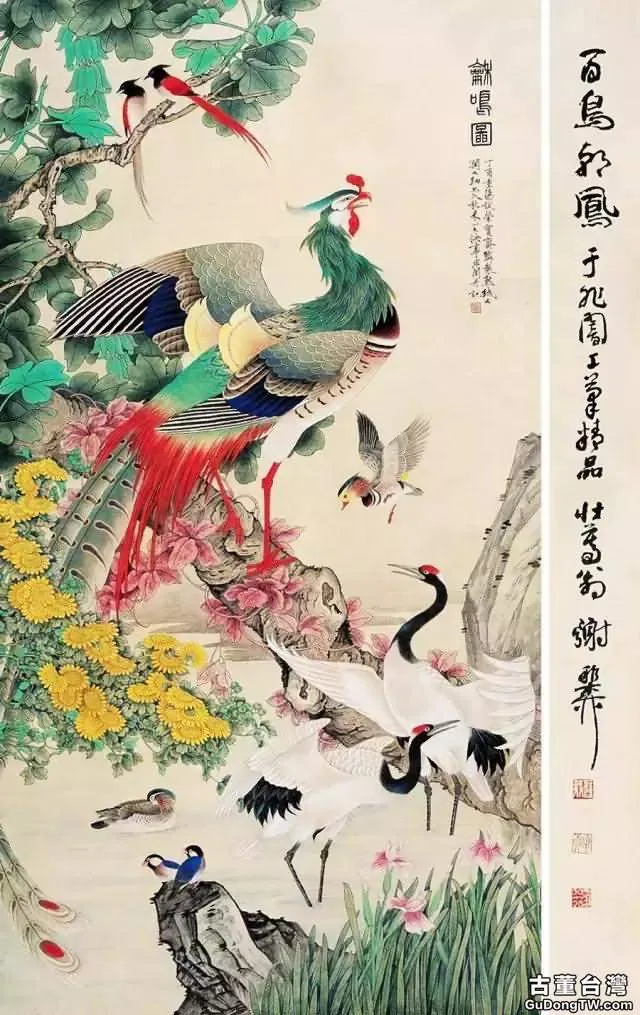 於非闇工筆花鳥畫作品欣賞，極美！