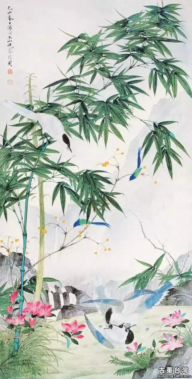 於非闇工筆花鳥畫作品欣賞，極美！