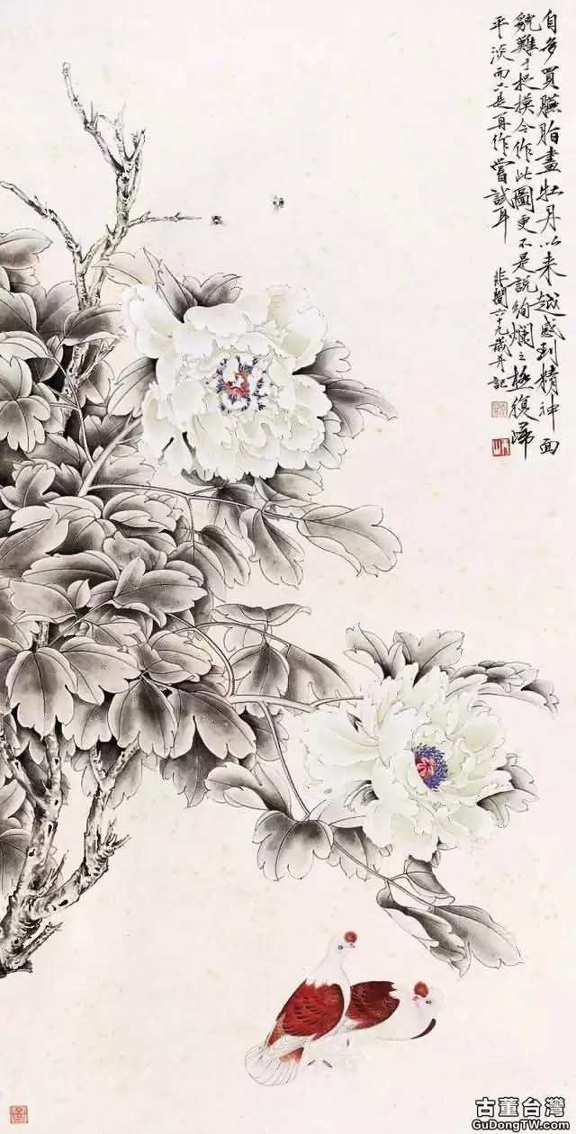 於非闇工筆花鳥畫作品欣賞，極美！