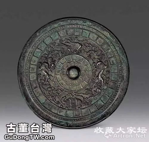 那些道教佛教的銅鏡中產生的神獸(共10張圖片)-古董台灣