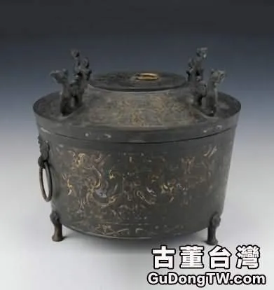 中國第一鐏包山楚墓錯金銀銅鐏